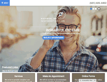 Tablet Screenshot of northeasteyecare.com